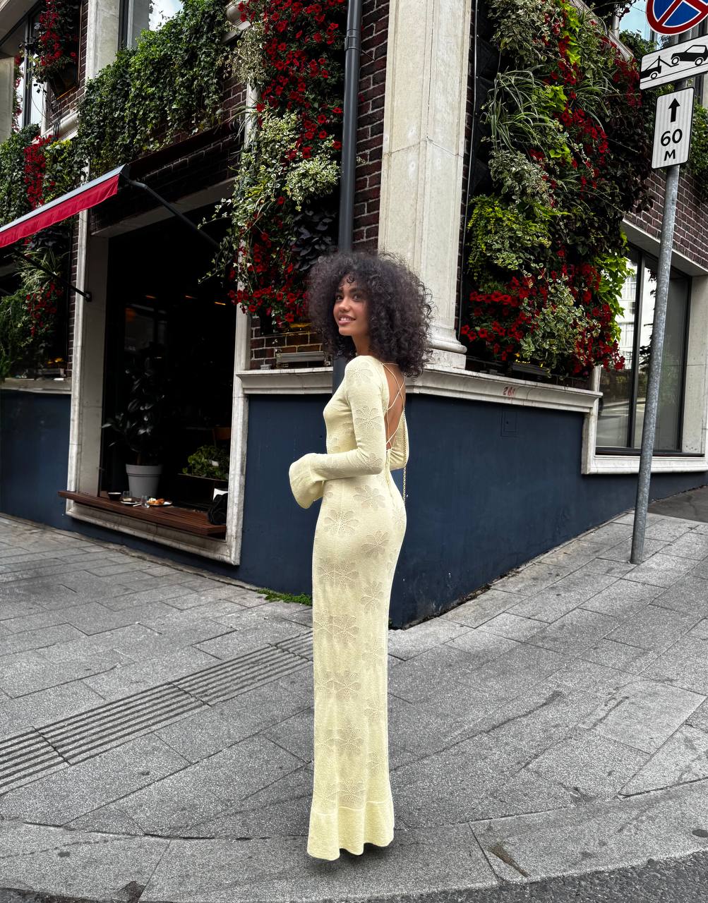 GAYA dress, lemon