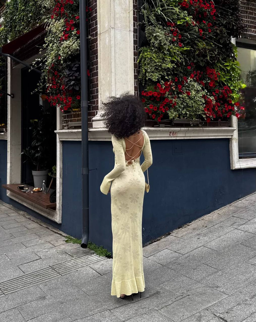 GAYA dress, lemon