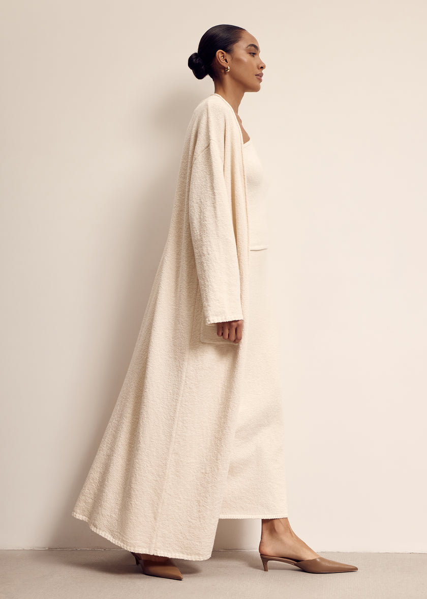 ROMEE cardigan long, milk