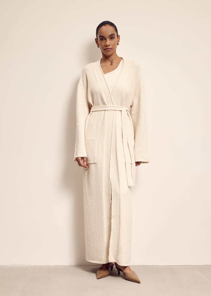 ROMEE cardigan long, milk