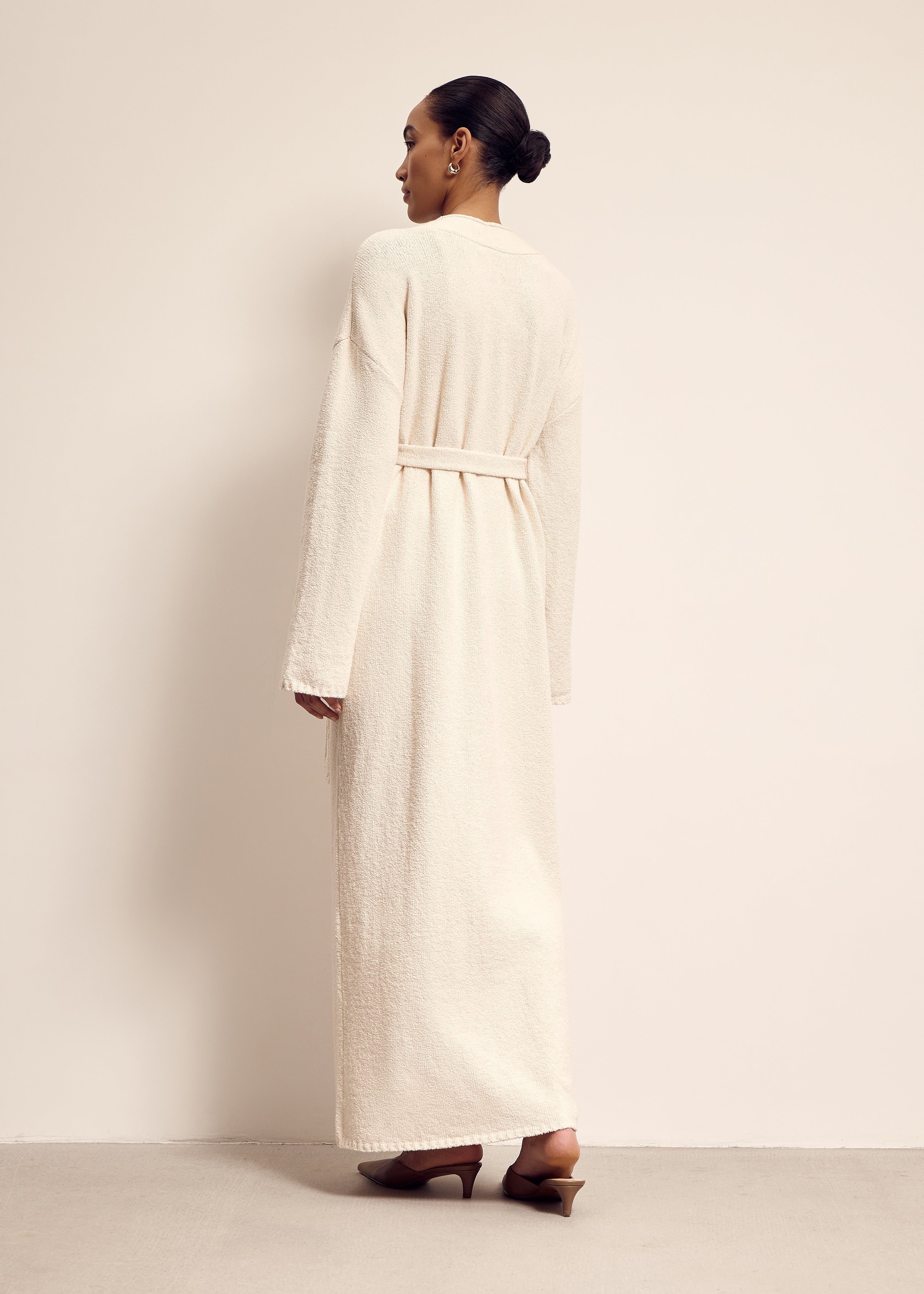 ROMEE cardigan long, milk