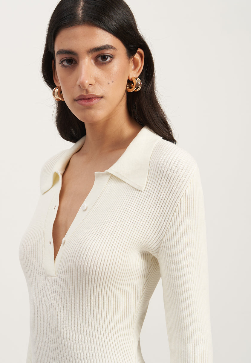 ADEL dress, ivory