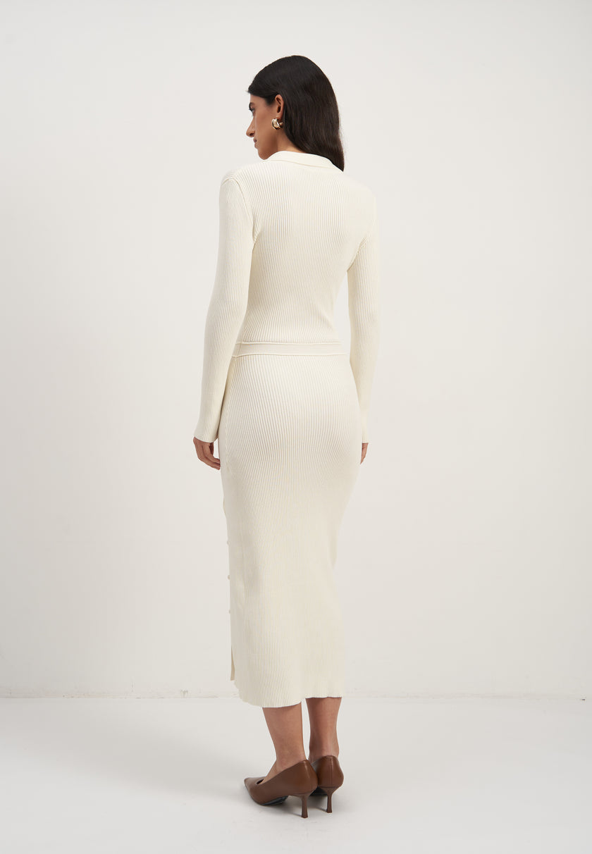 ADEL dress, ivory