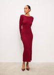 COTY dress, sangria