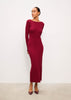 COTY dress, sangria