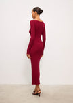 COTY dress, sangria