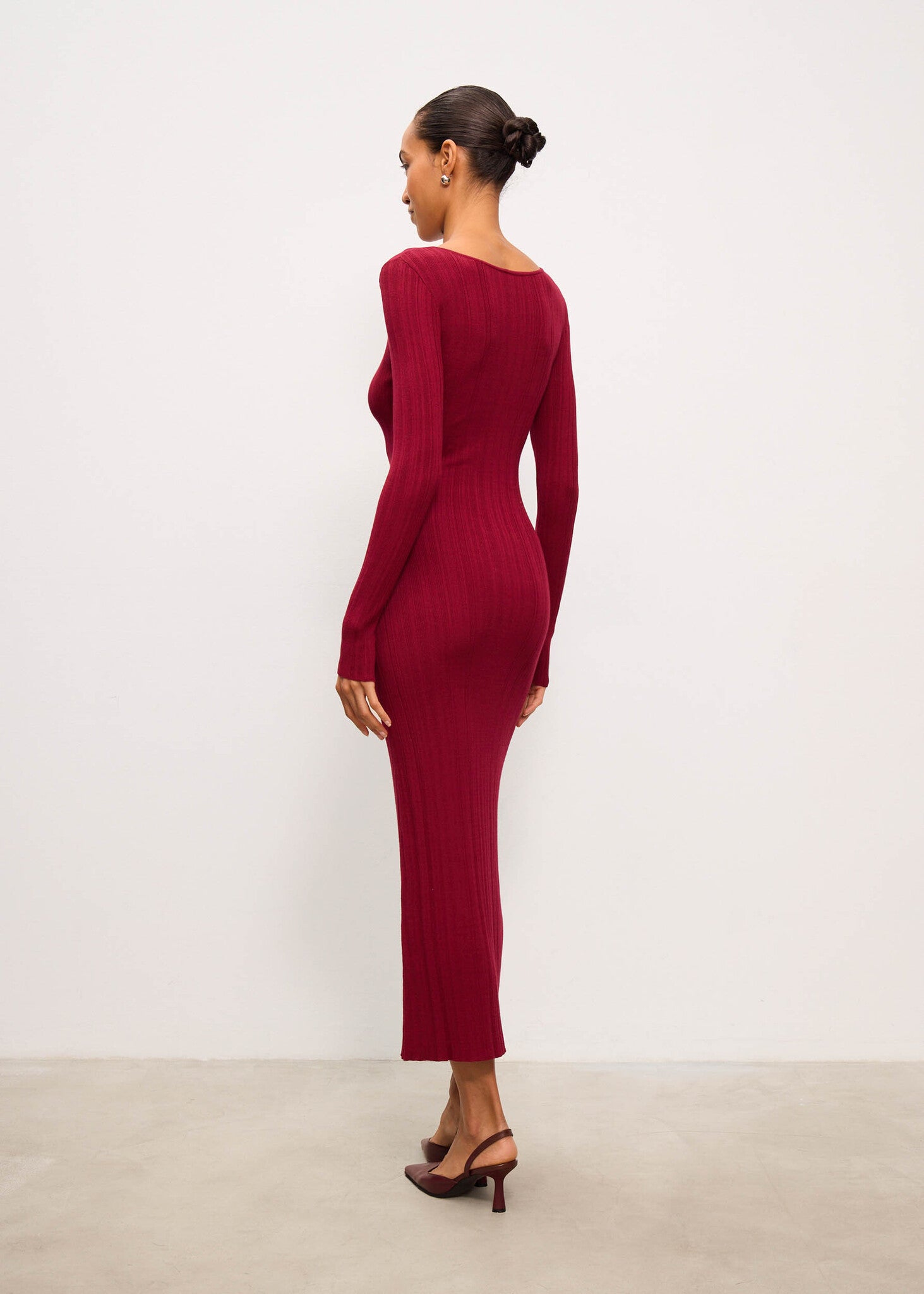 COTY dress, sangria