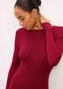 COTY dress, sangria