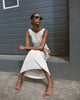 MANOLO dress, champagne