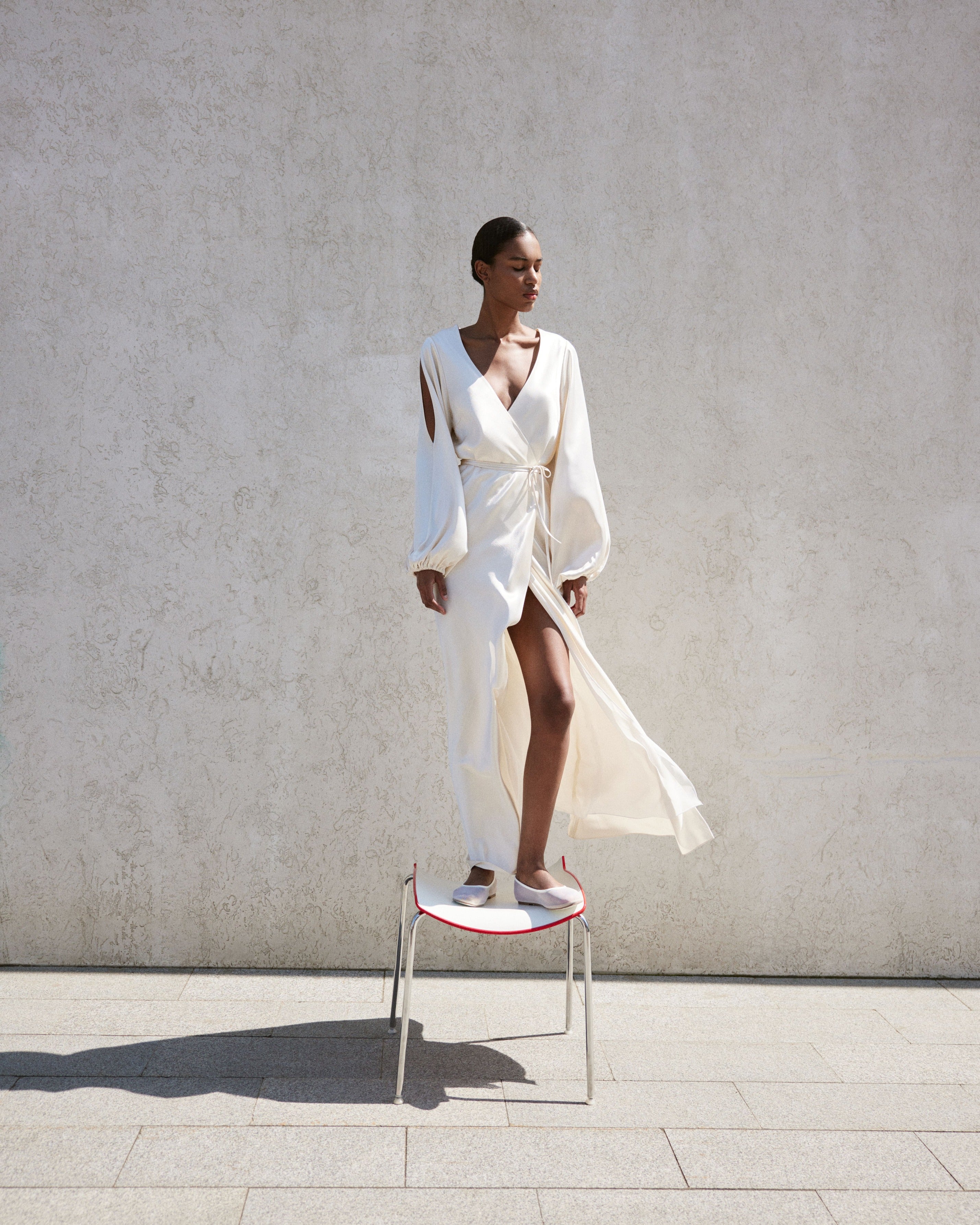RHAYAN dress, ivory