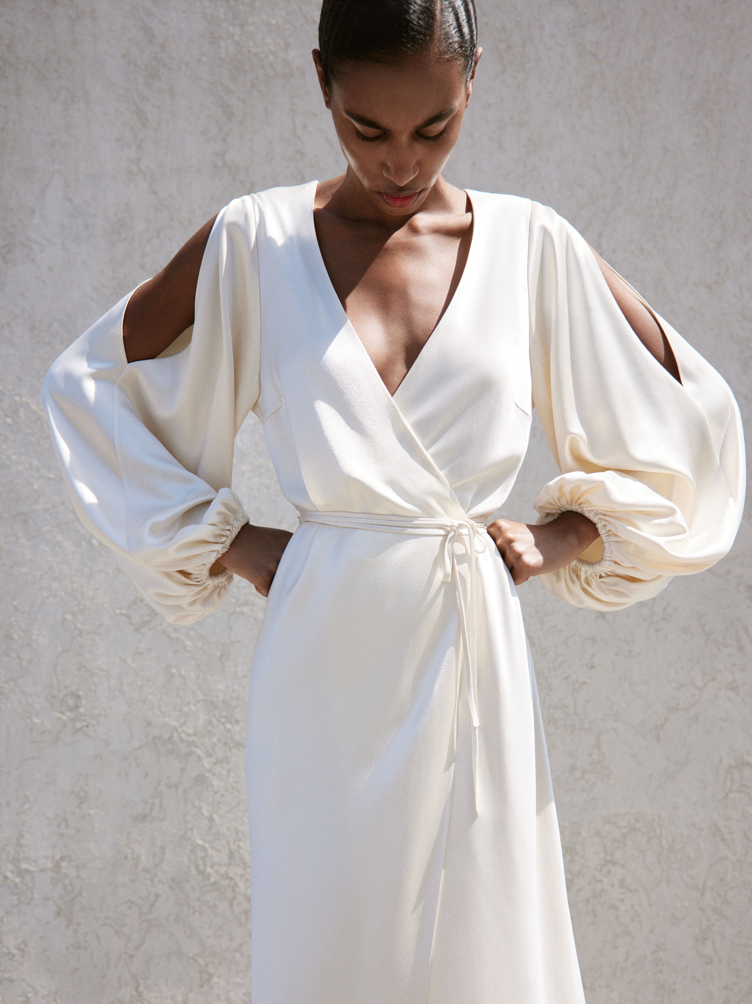 RHAYAN dress, ivory