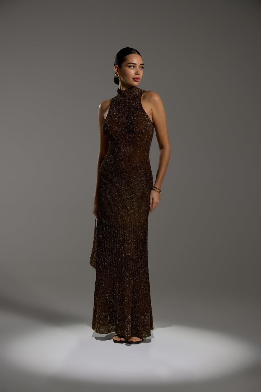 ANITA dress, chocolate