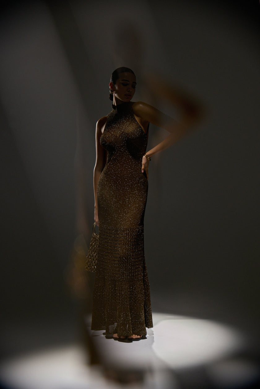 ANITA dress, chocolate