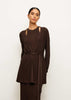 KHAYAL cardigan, dark chocolate