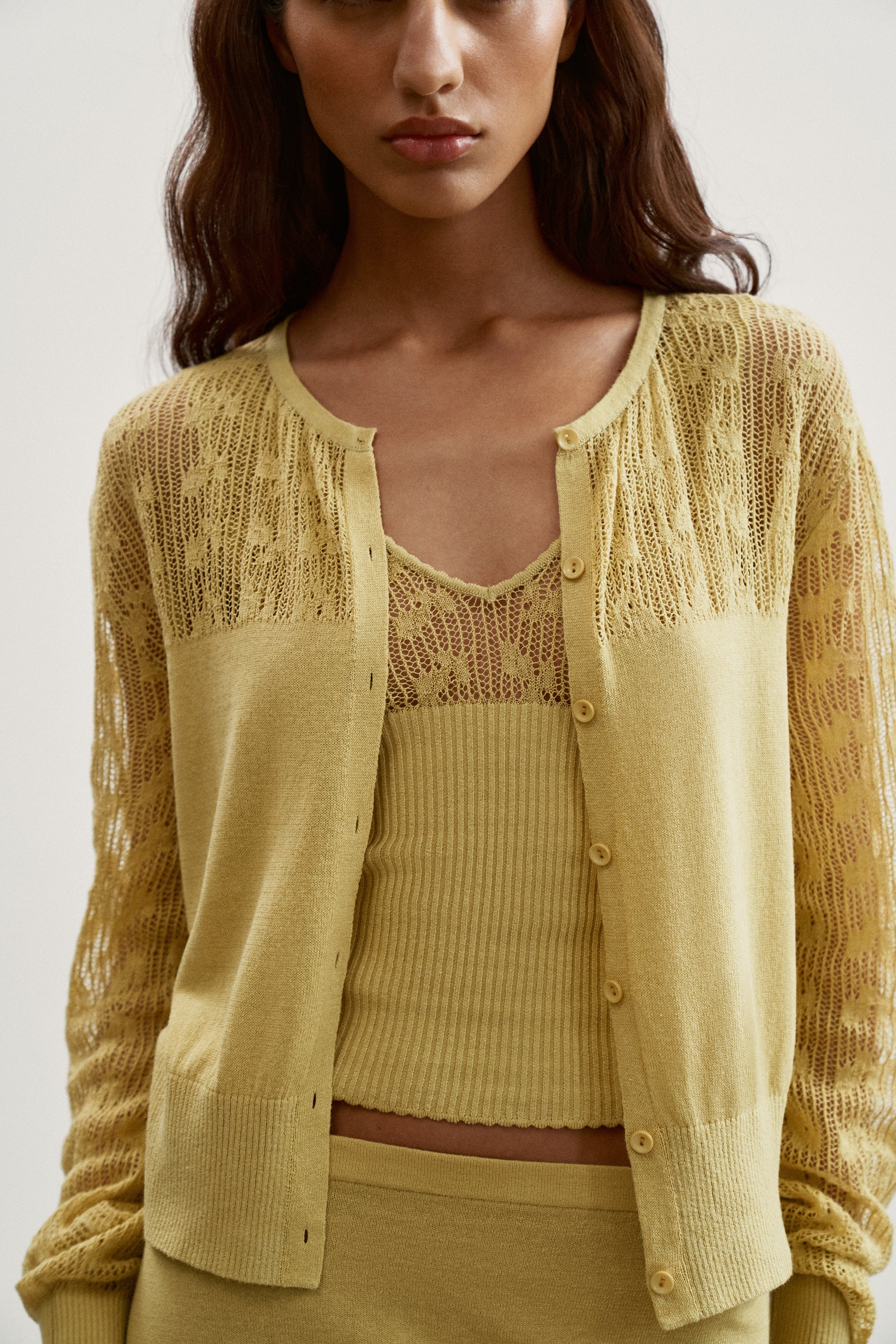 MARY cardigan, anise