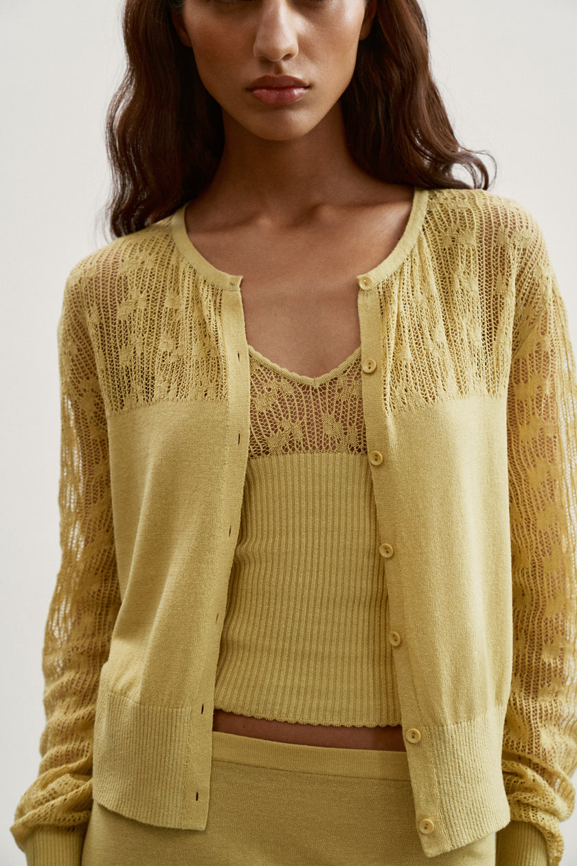 MARY cardigan, anise