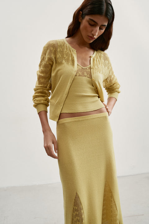 MARY cardigan, anise