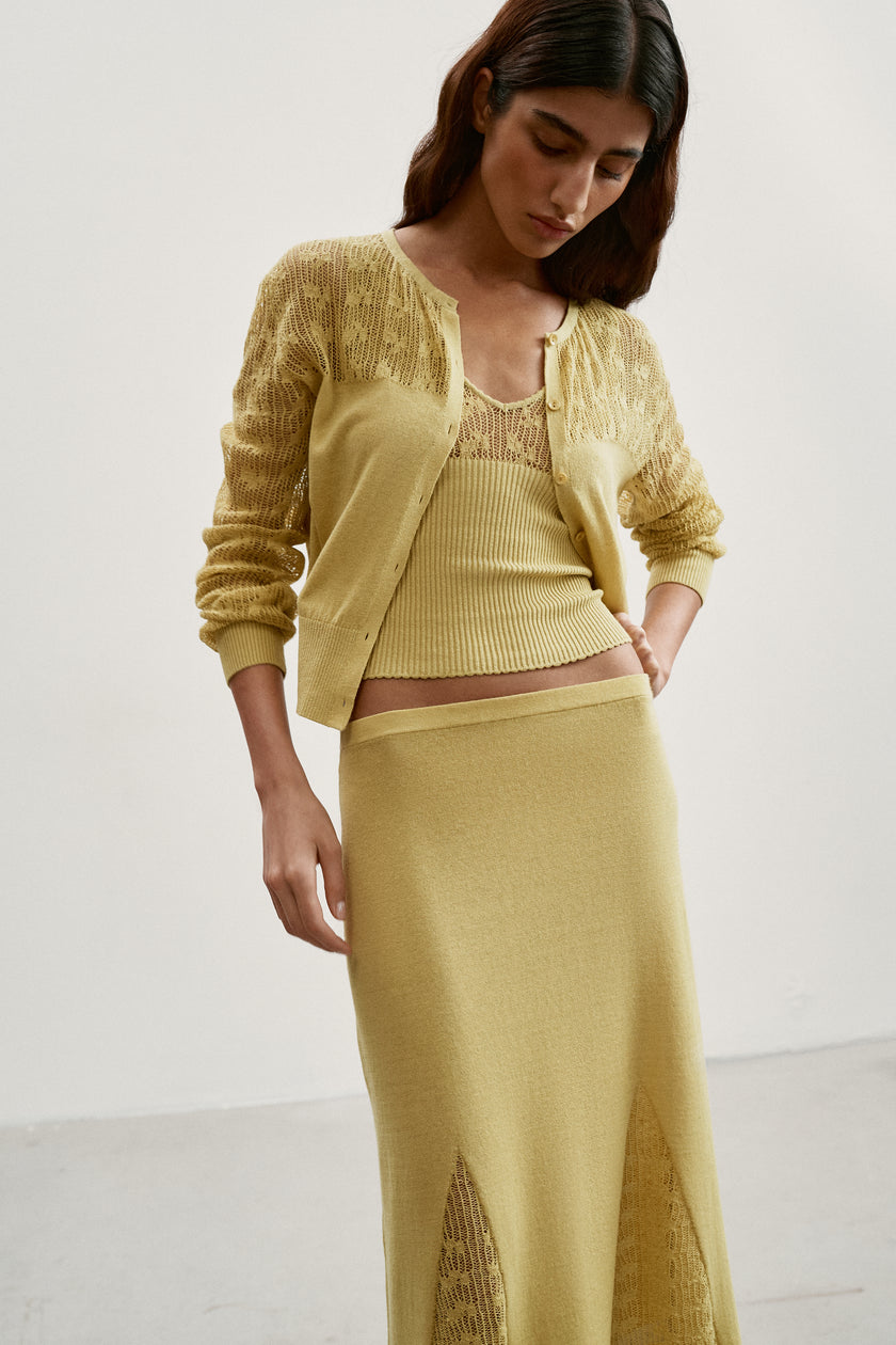 MARY cardigan, anise
