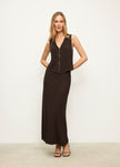 KHAYAL skirt, dark chocolate