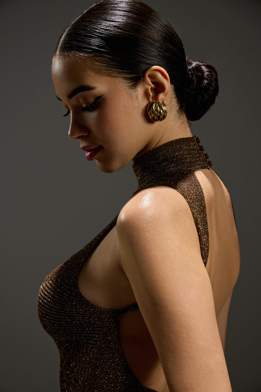 ANITA dress, chocolate