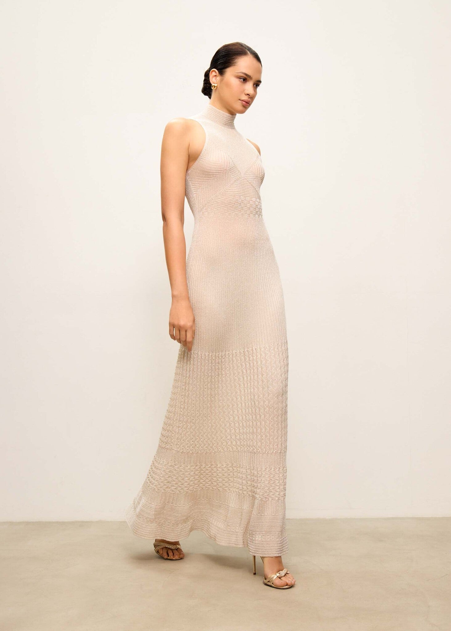 ANITA dress, champagne