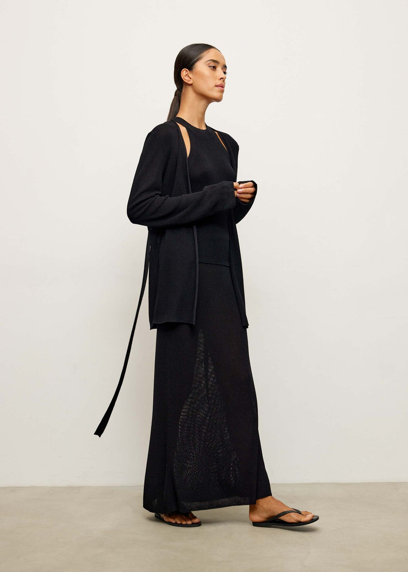 KHAYAL cardigan, black