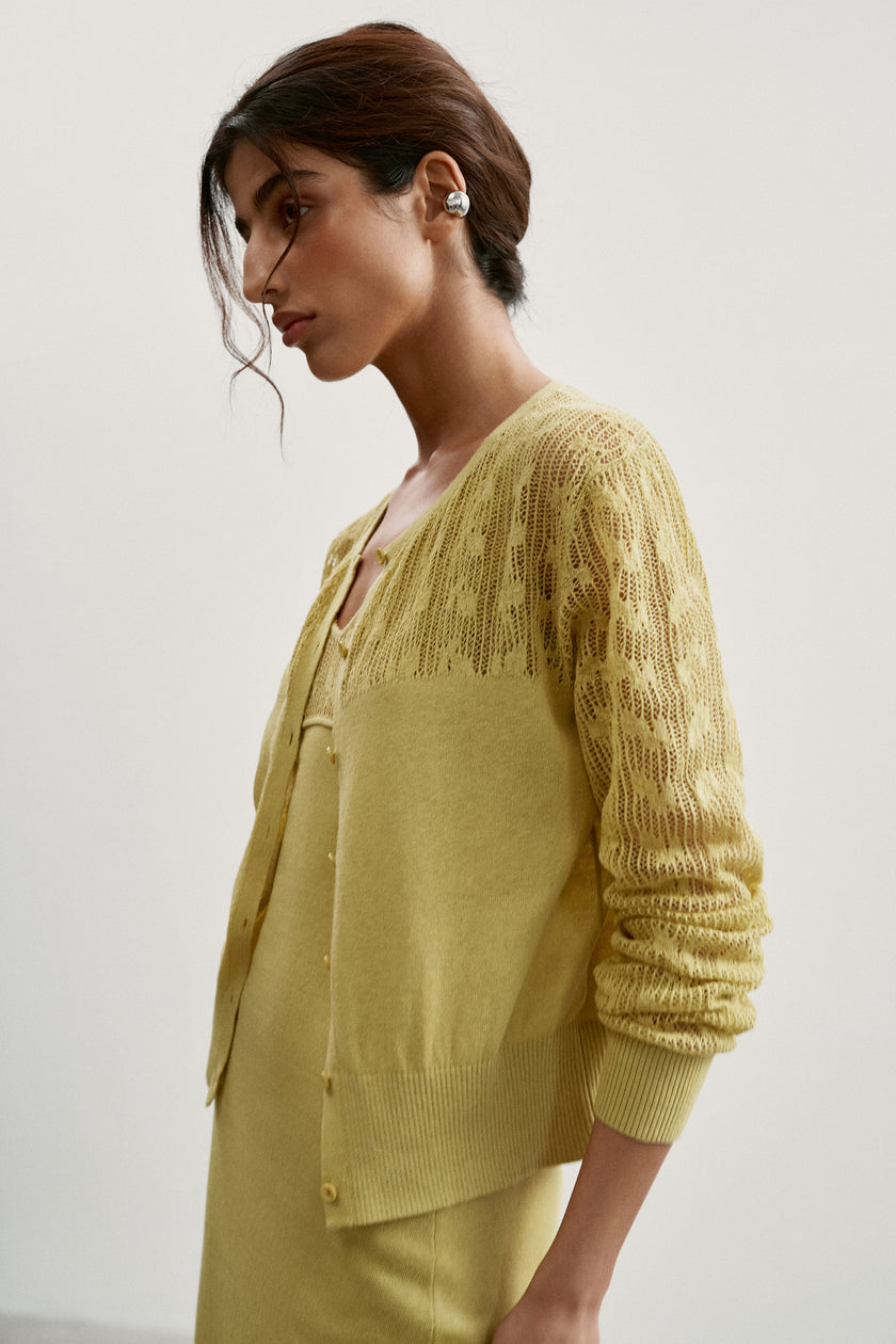 MARY cardigan, anise
