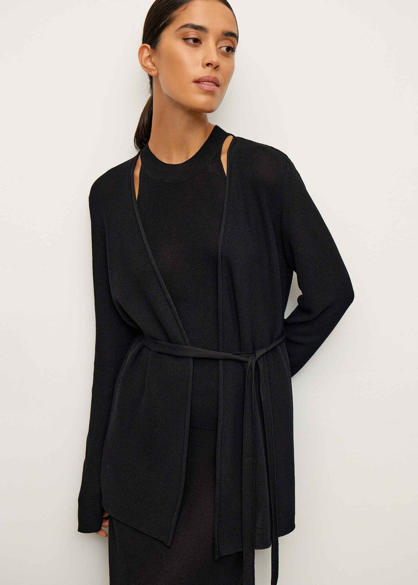 KHAYAL cardigan, black