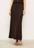 KHAYAL skirt, dark chocolate