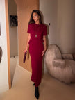 ALINA jumper, burgundy