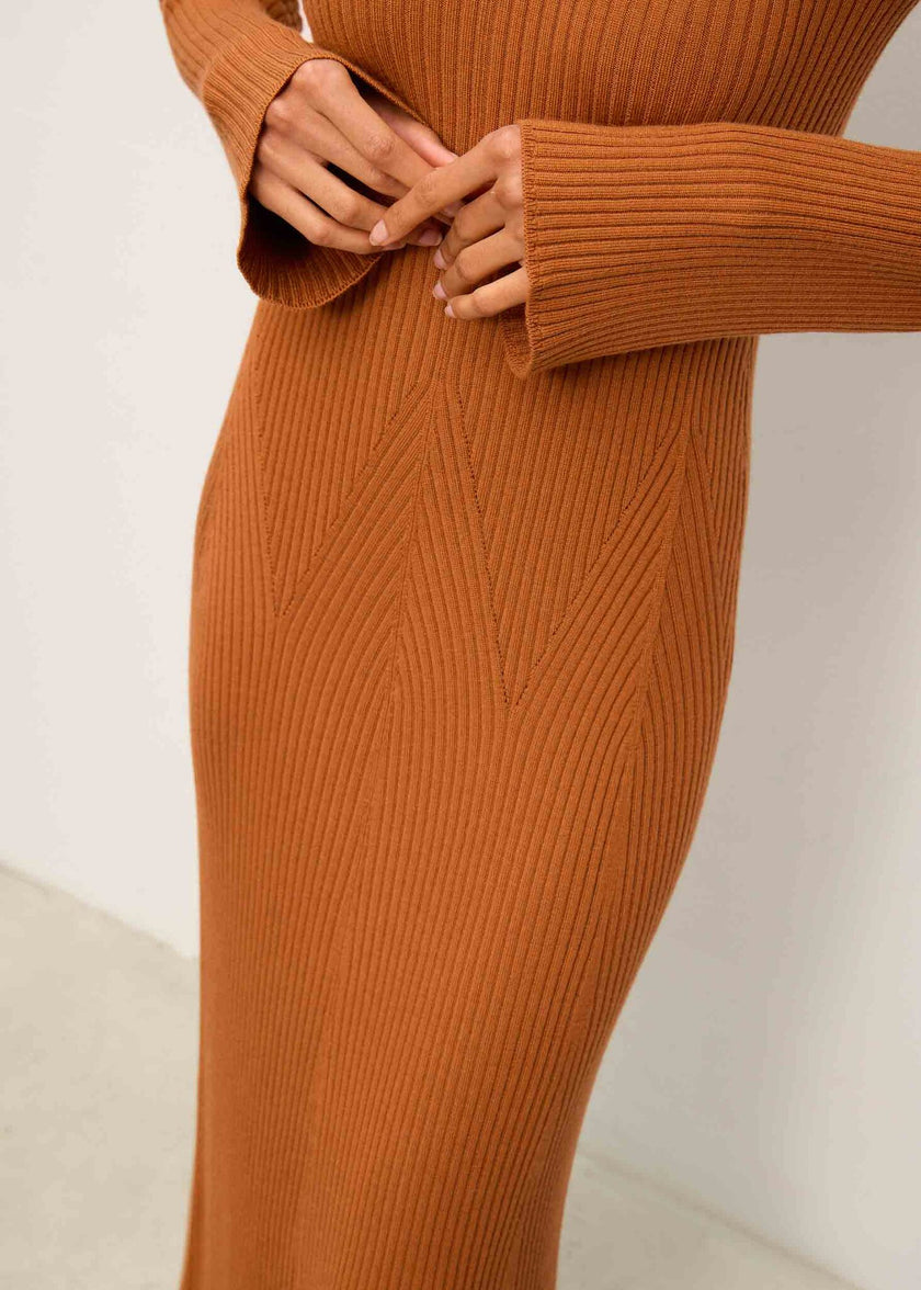 FLEXY dress, terracotta