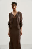 MARY cardigan, chocolate