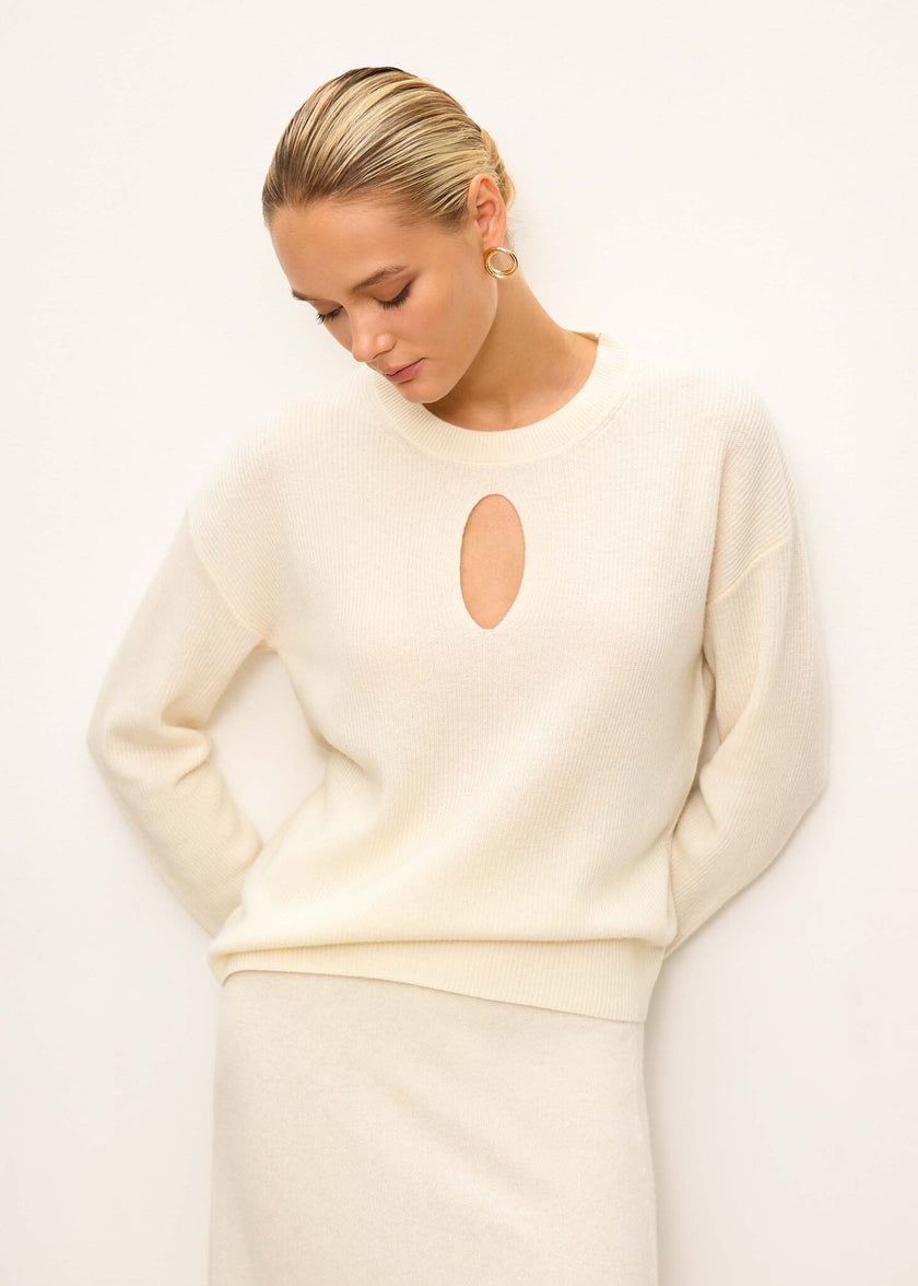 ALESSANDRA jumper, milk
