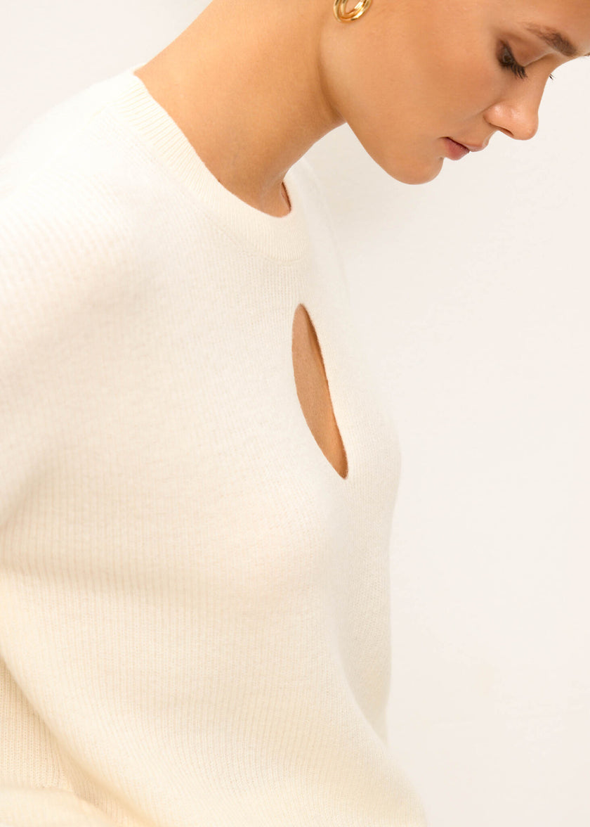 ALESSANDRA jumper, milk