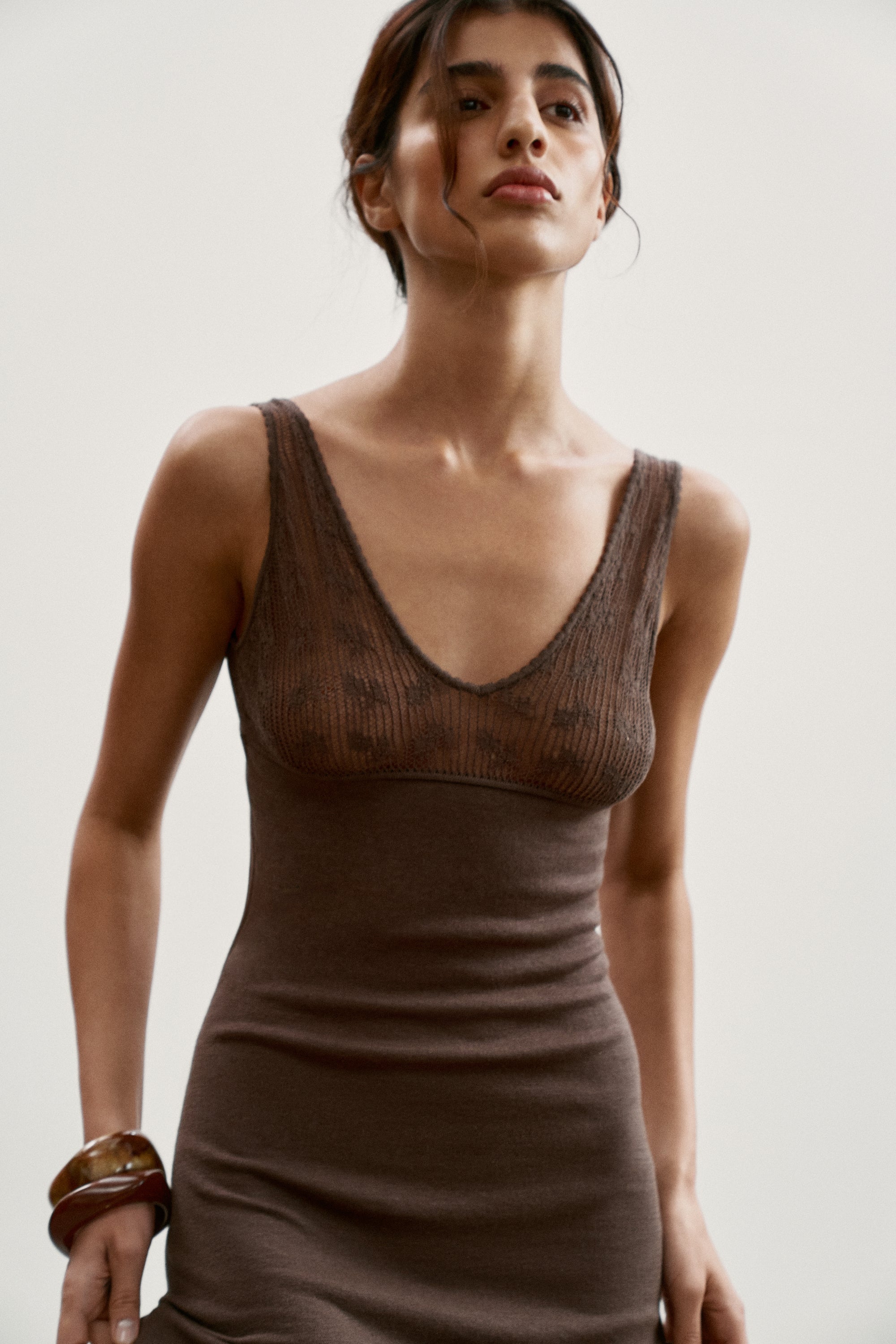 MARY dress, chocolate