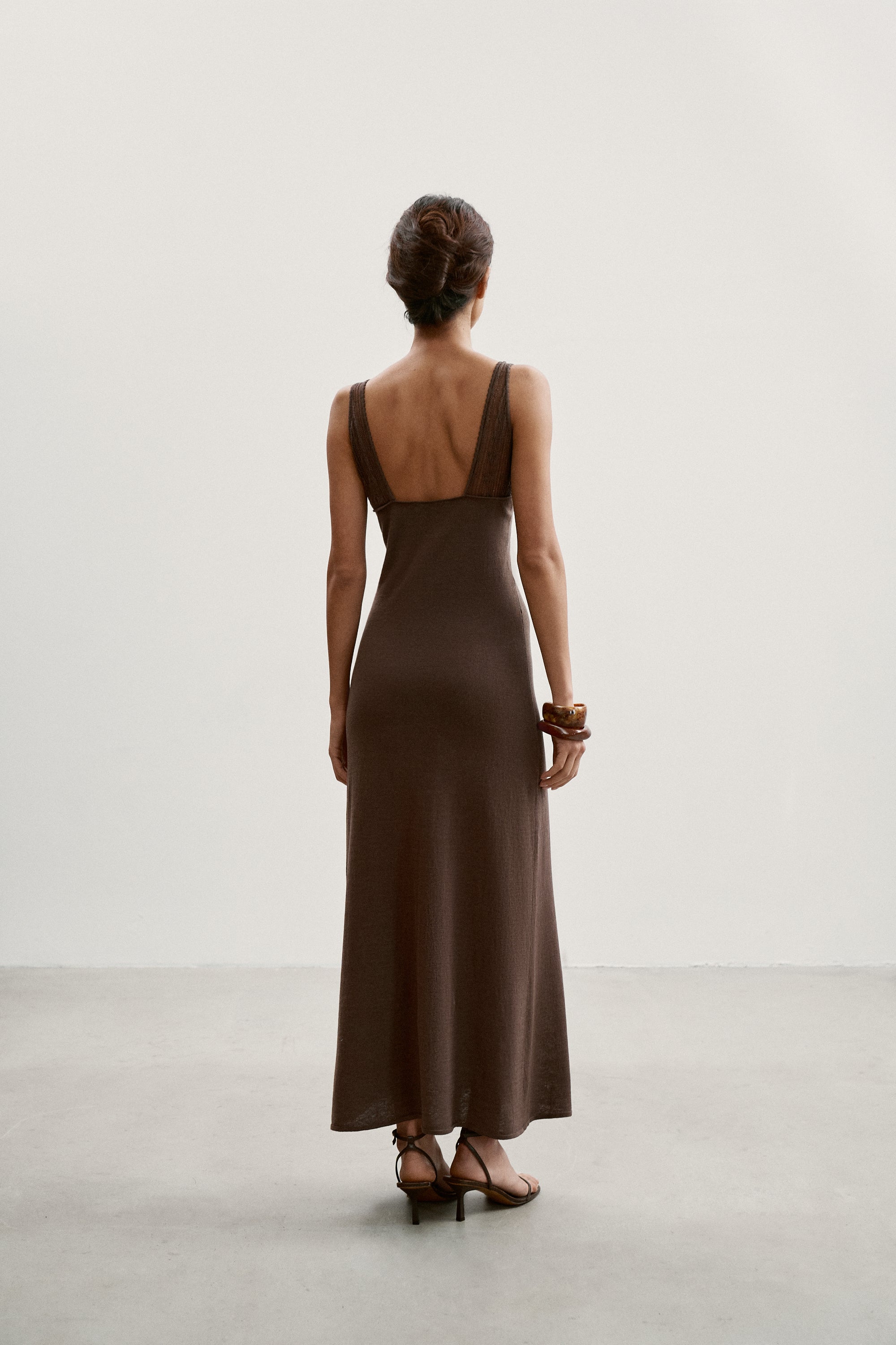 MARY dress, chocolate
