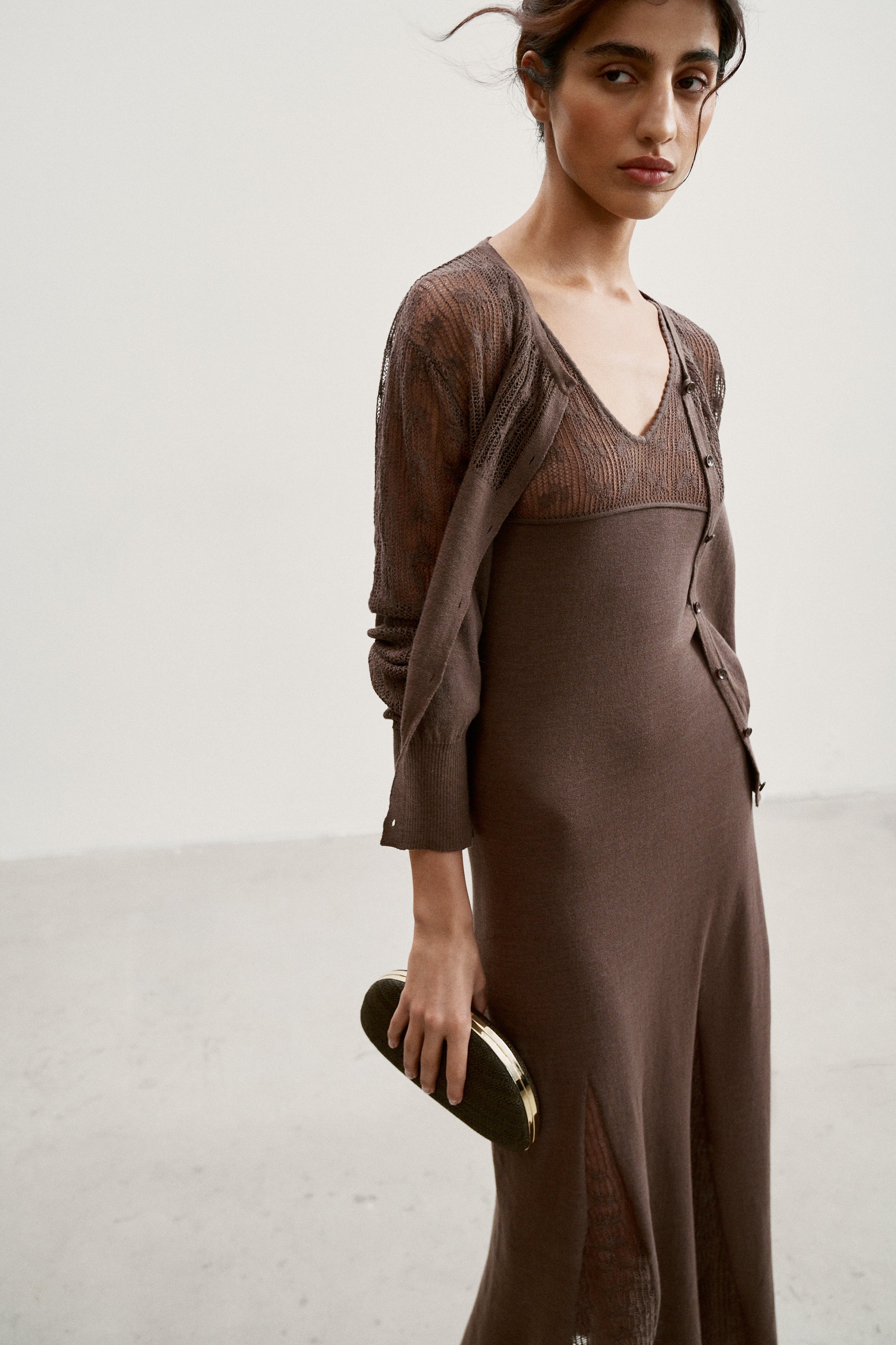 MARY dress, chocolate