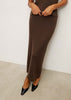MOLLY no peplum skirt, chocolate