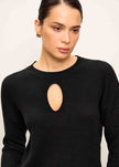 ALESSANDRA jumper, black