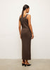 MOLLY no peplum skirt, chocolate