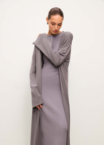 BAGIRA cape cardigan, graphite