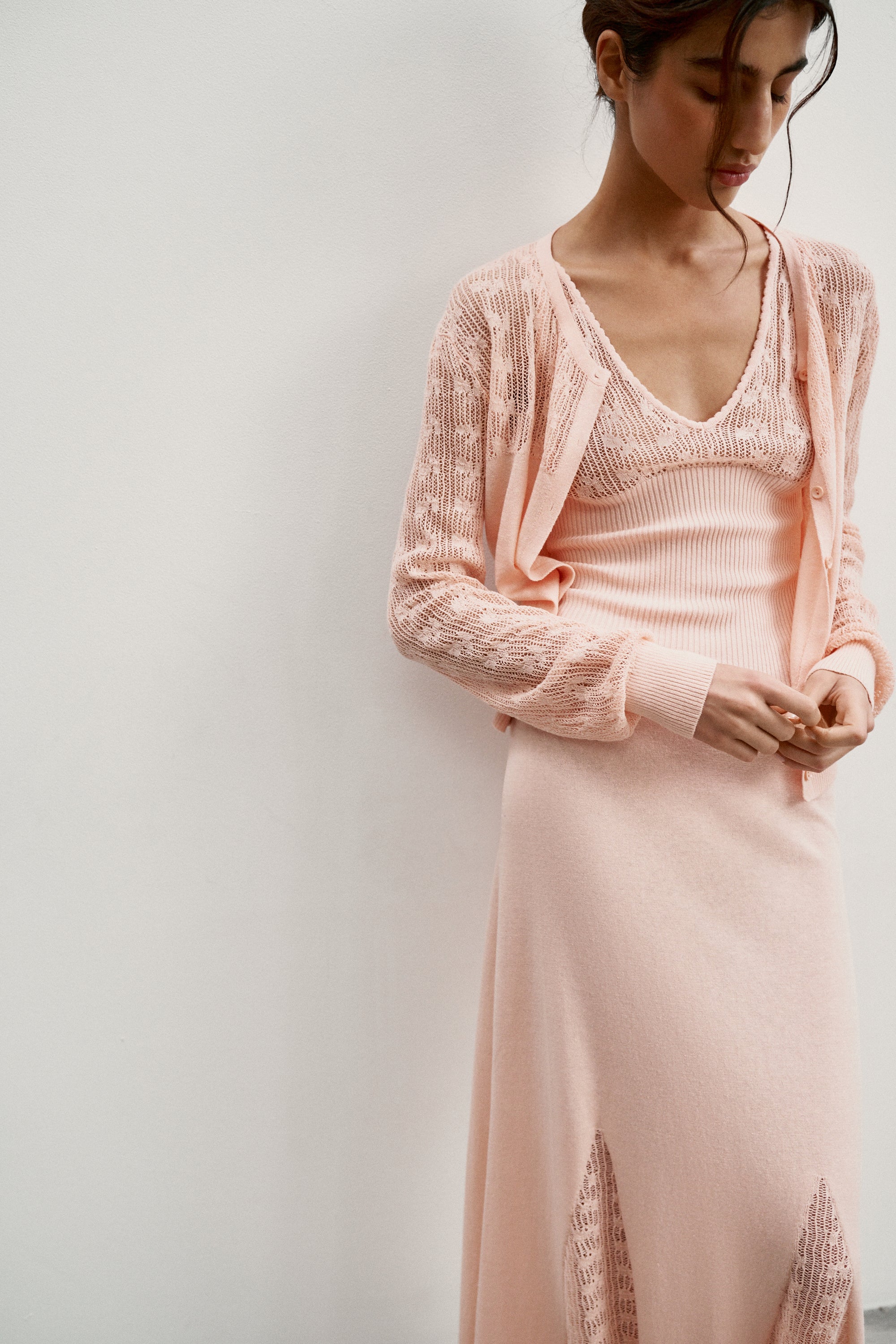 MARY cardigan, peach