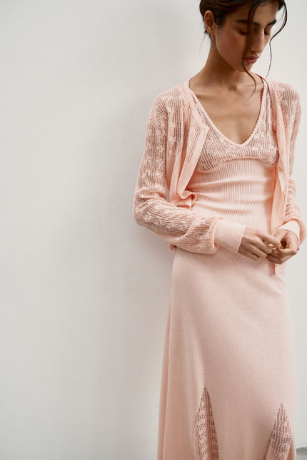 MARY cardigan, peach