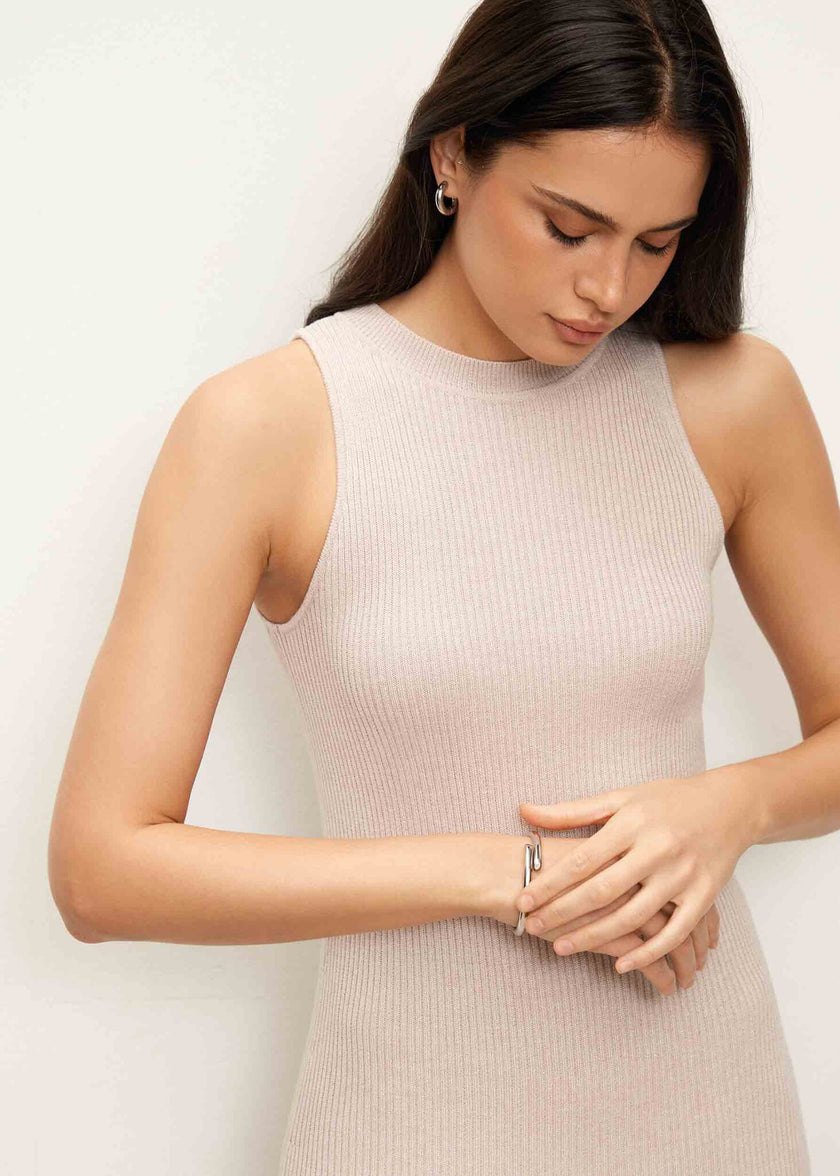 STELLA dress, powder