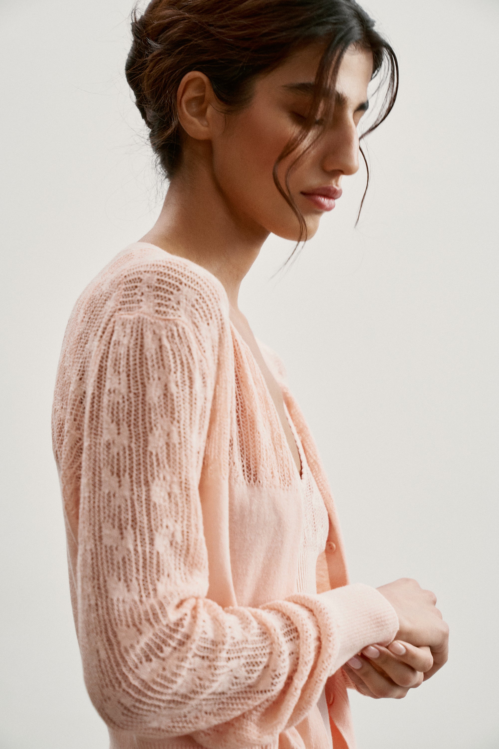 MARY cardigan, peach