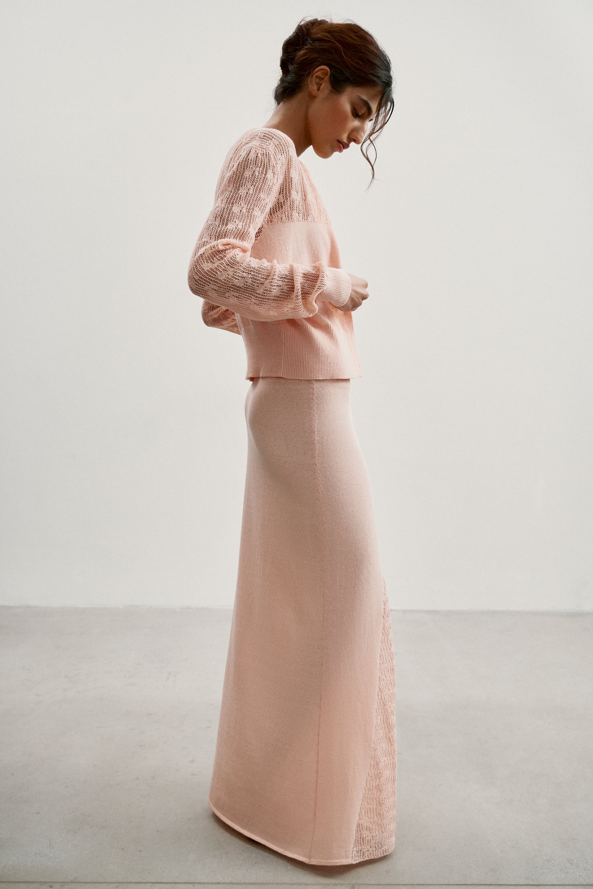 MARY cardigan, peach