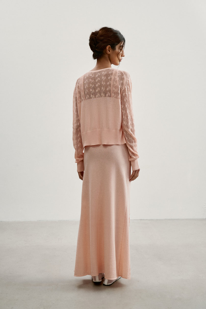 MARY cardigan, peach