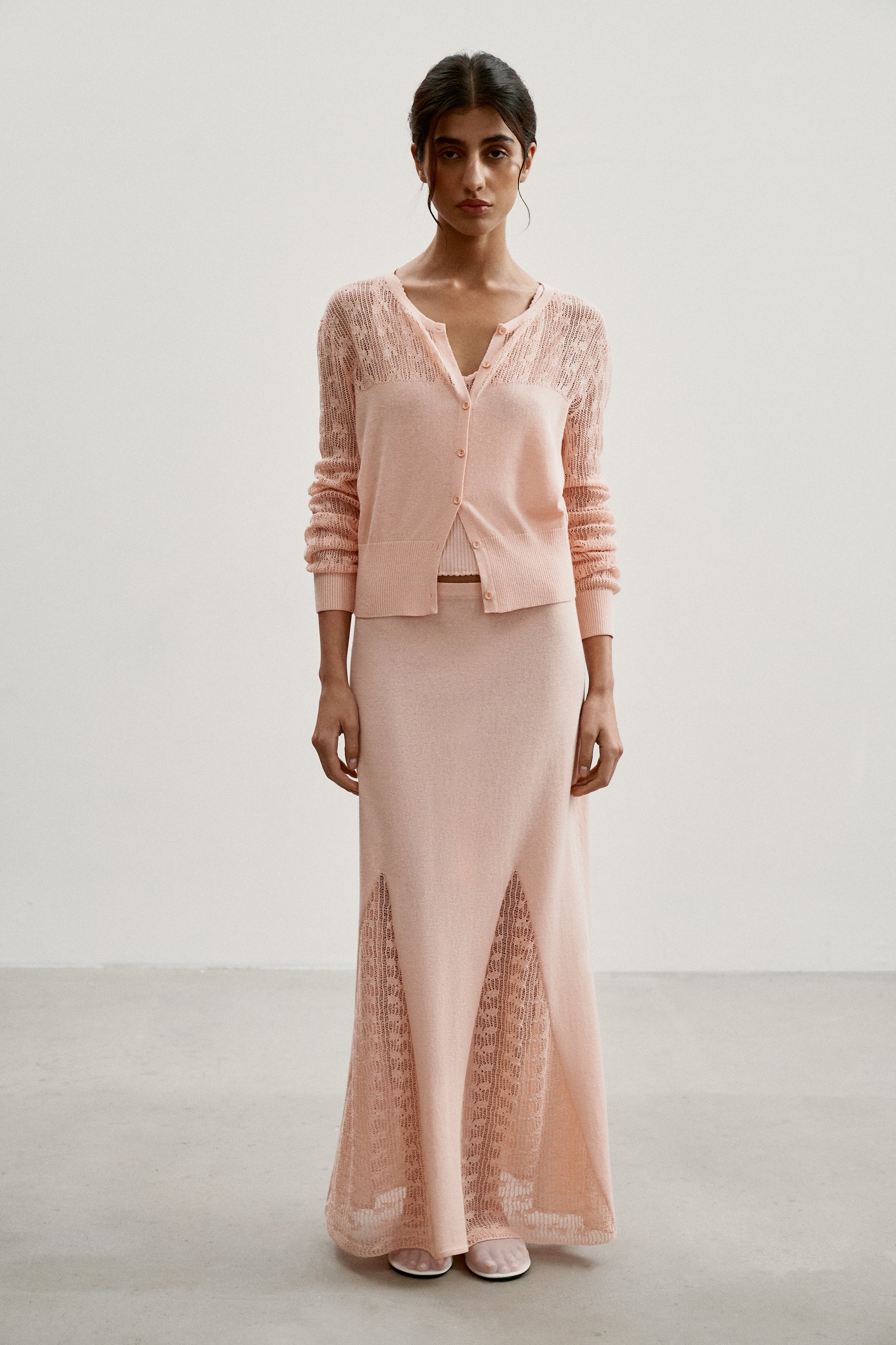 MARY cardigan, peach