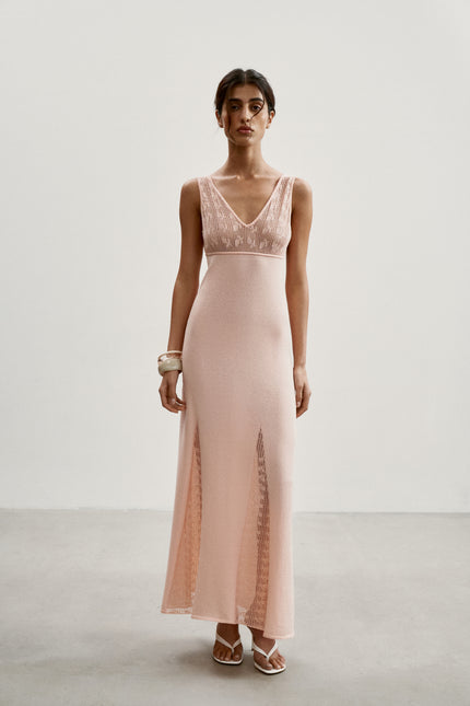 MARY dress, peach