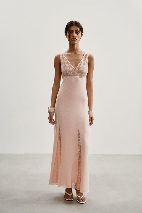 MARY dress, peach